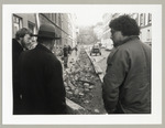 Norbert Scholz, Joseph Beuys, Andreas Schmidt-Maas, Herbst 1983, Bodelschwinghstraße, Fotodokumentation "7000 Eichen", documenta 7