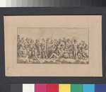 Der Rat der Götter im Olymp nach einer Wandmalerei im Gewölbe der Loggia di Psiche, Rom, Villa Farnesina, Erdgeschoss