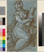 Concordia nach dem Fresko im Refektorium von S. Anna dei Lombardi in Neapel; rückseitig Kopie der Venus Belvedere
