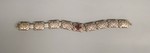 Silbernes Armband des Zweiten Rokoko mit Granaten