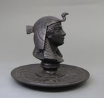 Tintenfaß in Form eines ägyptischen Königinnenkopfs