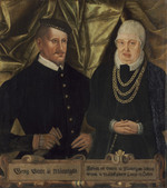 Doppelbildnis Georg Graf zu Württemberg-Mömpelgard und seine Frau Barbara, geborene Landgräfin zu Hessen