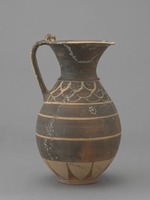 Etruskisch-korinthisierende Kanne (Olpe)