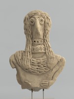 Fragment eines altsyrischen Vogelkopf-Idols