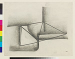 Abstrakte Komposition mit geometrischen Formen