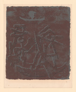 Gilgamesch VI, verso: Gilgamesch (Probedruck)
