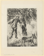 Absalom am Baum, Blatt der Folge "La Bible"