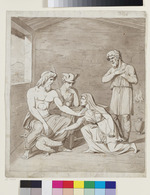 Jupiter und Merkur bei Philemon und Baucis, Studie zu dem Gemälde im Weißensteinflügel