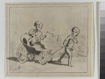 Drei mit einem Wagen spielende Kinder