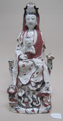 Guanyin-Figur mit Kind
