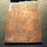 Kupferdruckplatte für Hochdruck, Motiv: Plansichter, Mühlentechnik