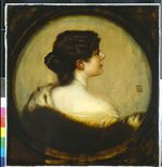 Mary von Stuck, geb. Hoose, die Gattin des Künstlers (1866 - 1929)