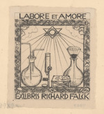Labore et amore / Exlibris Richard Falck
