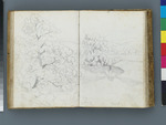 Baumlandschaft bei Pyrmont (siehe auch GS 1441-89); verso: Ansicht von Innsbruck (siehe auch GS 1441-93)