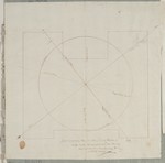 Kleve, Prinzenhof, Entwurf mit Einzeichnung von Windrichtungen und Sonnenstand, Plan