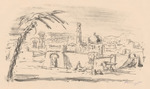Die Stadt Bassarah, Blatt aus dem Mappenwerk "Die Inseln Wak Wak"