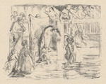 Hassans Gemahlin im Frauenbade, Blatt aus dem Mappenwerk "Die Inseln Wak Wak"