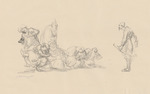 Krieger und lachende Greise, Blatt aus dem Mappenwerk "Die Inseln Wak Wak"