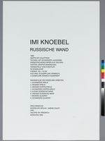 Russische Wand, Mappe mit 8 Blättern, 1. Schwarzes Kreuz