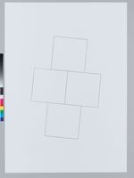 Russische Wand, Mappe mit 8 Blättern, 2. Weißes Kreuz