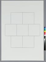 Russische Wand, Mappe mit 8 Blättern, 3. Weißes Doppelkreuz