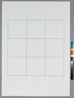 Russische Wand, Mappe mit 8 Blättern, 7. Weißes Quadrat