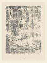 Texte décrépit, Blatt 13 der Mappe "Textures"