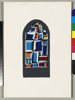 Entwurf eines Kirchenfensters für Bielefeld