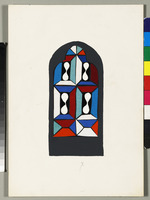 Entwurf eines Kirchenfensters für die Johanneskirche in Halle (Westfalen)