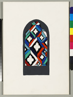 Entwurf eines Kirchenfensters für die Johanneskirche in Halle (Westfalen)